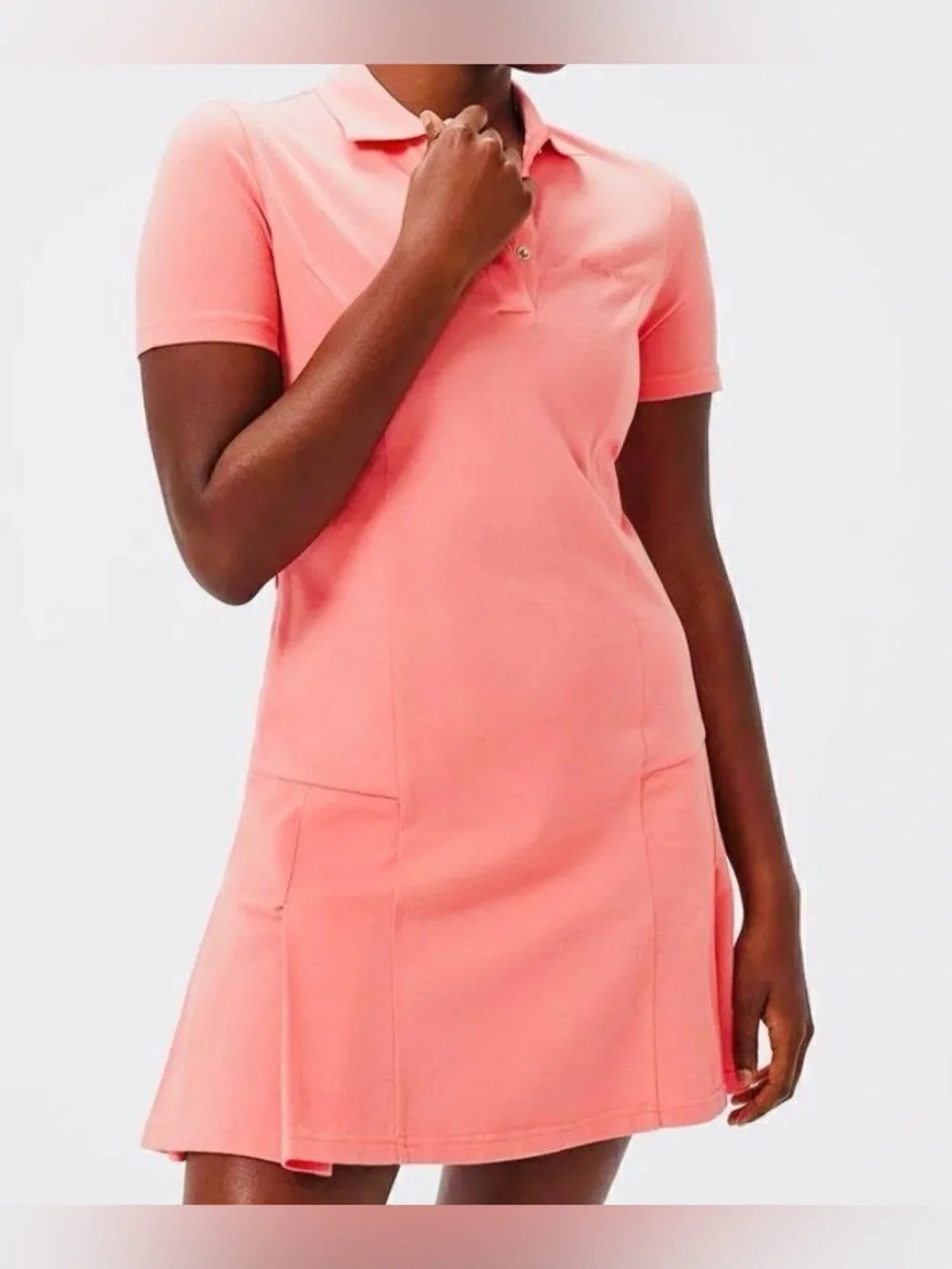 Outdoor‎ Voices  Coral Pink Polo Mini Dress Medium